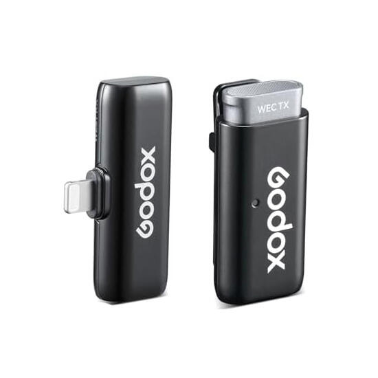 Godox 2.4GHz Wireless Microphone System WES1 kit1 Black