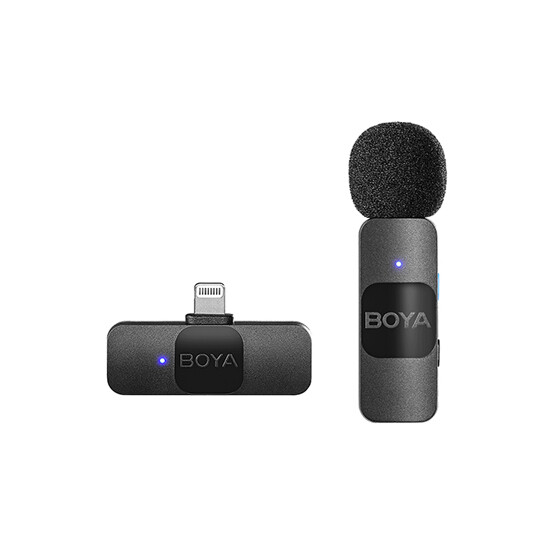 Boya BY-V1 Ultracompact 2.4GHz Wireless Microphone System Black