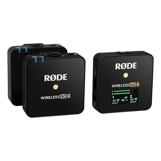 Rode Wireless GO II 2-Person Compact Digital Wireless Omni Lavalier Microphone Kit